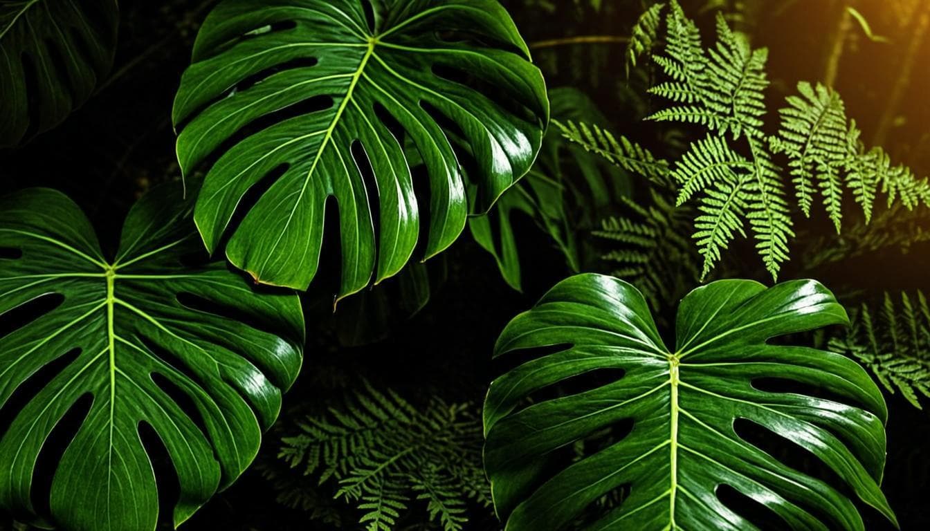 Premium digital art prints botanical background
